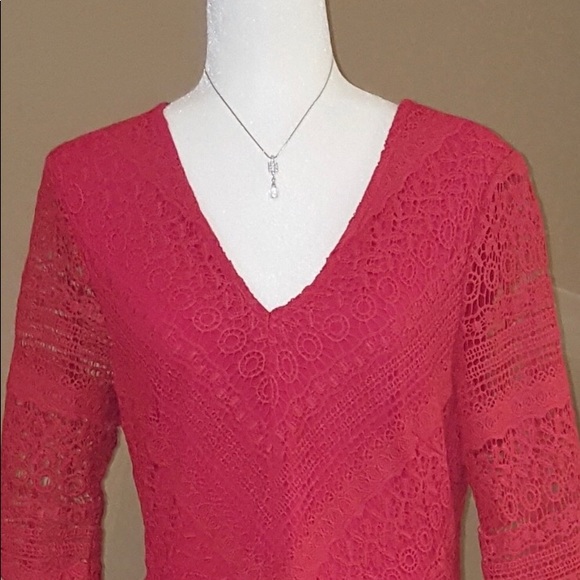 Kut from the Kloth red lace dress - Picture 3 of 3